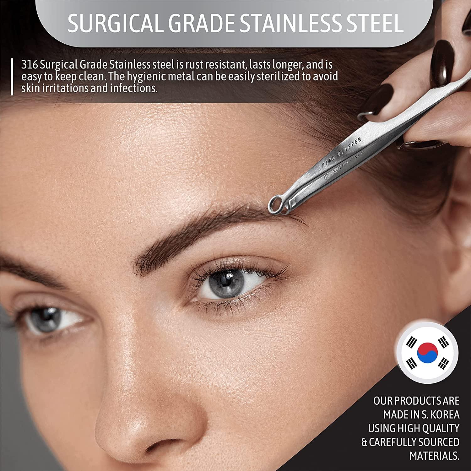 Made in Korea RINOCOS HandMade Nose Hair Clippers with RoundTipped