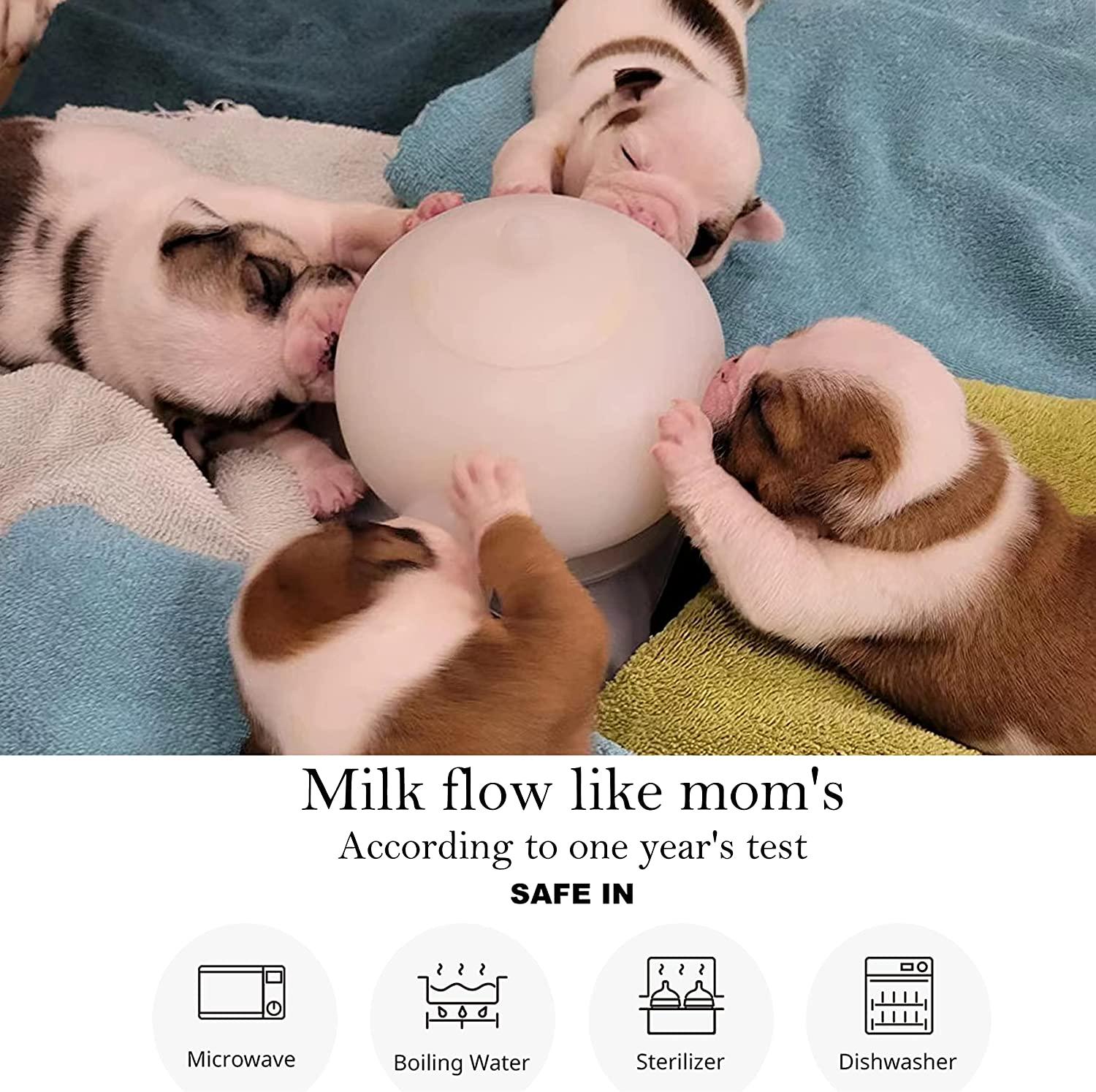 Bubble milk bowl Puppy Feeder Puppy Milk Feeder Puppy Nursing Station