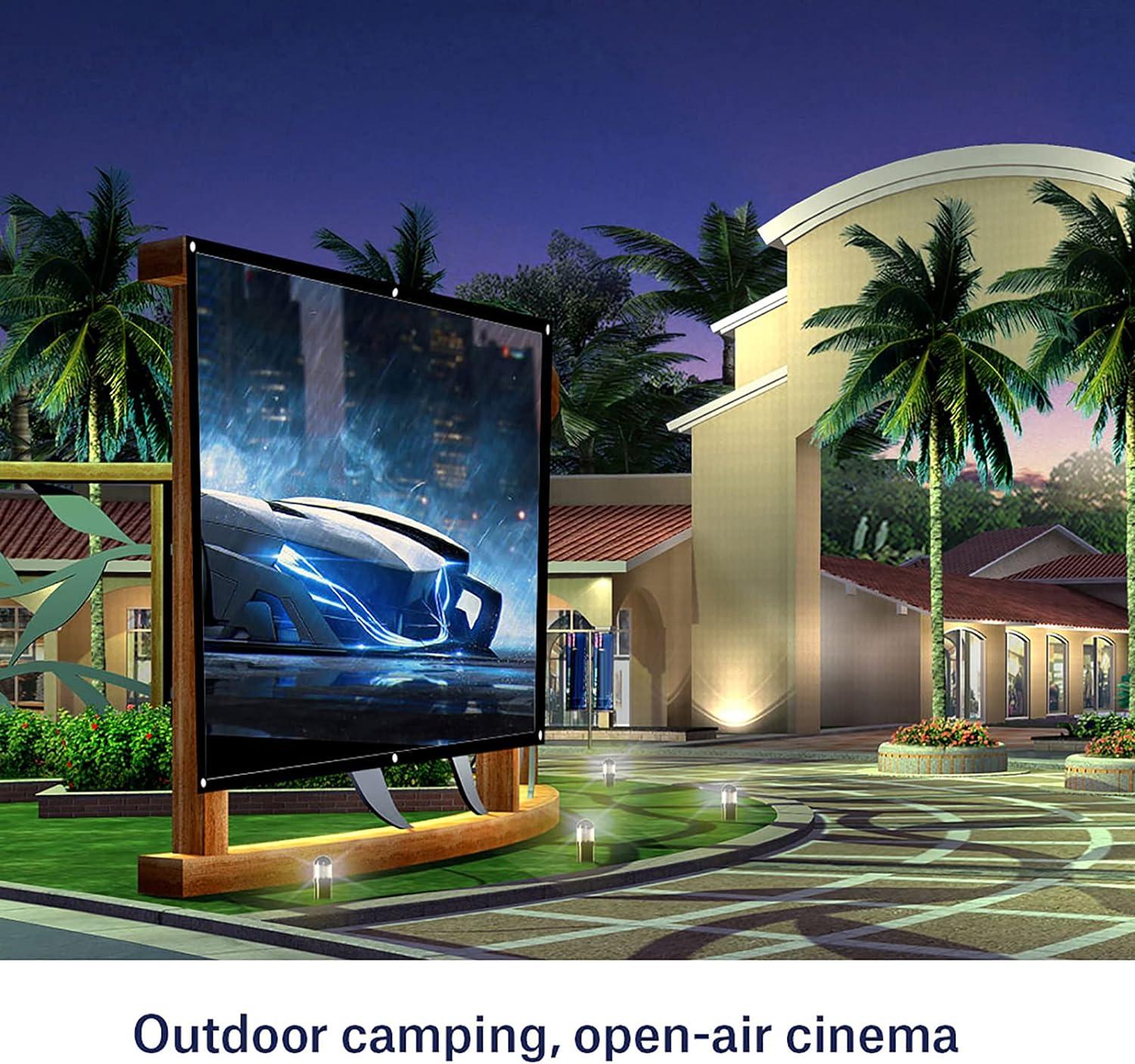 Buy Beamer Canvas Electric | Foldable 4:3 HD Projector Screen | Portable  Indoor & Outdoor Film Surface | Buy Now with Express International Delivery  | GoSupps.com