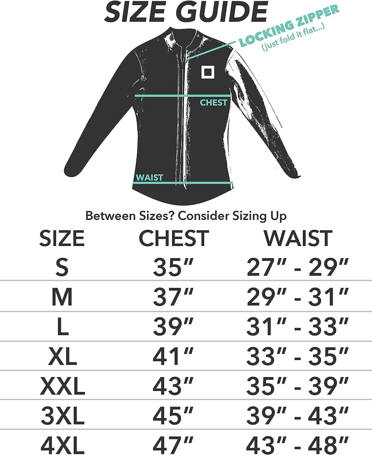 Surf Squared Mens Wetsuit Top Jacket 2mm or 3mm Neoprene Long Sleeve