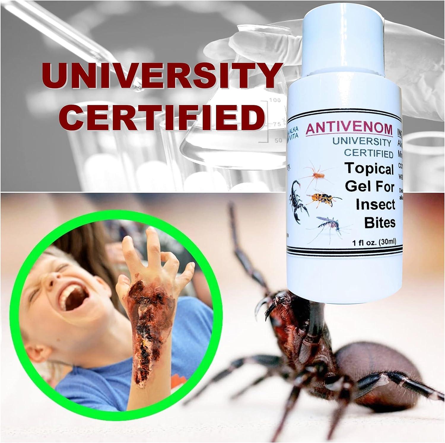 Insect Bites Antivenom Gel Topical Treatment for Mosquito, Spiders
