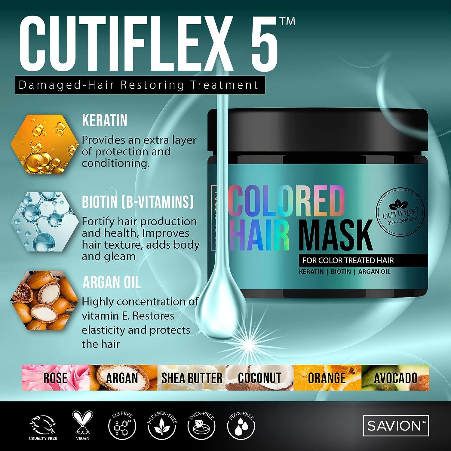 Savion Color Safe Hair Mask Repair & Nourish Damaged Hair with