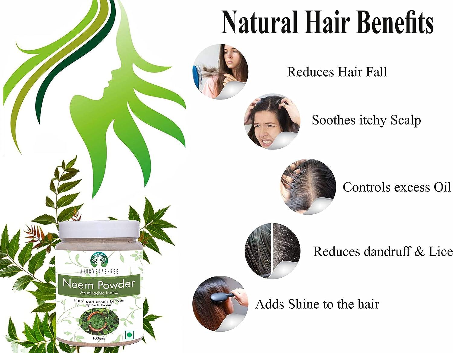 AYURVEDASHREE Neem Leaf Powder 100 Gm Azadirachta Indica Wild