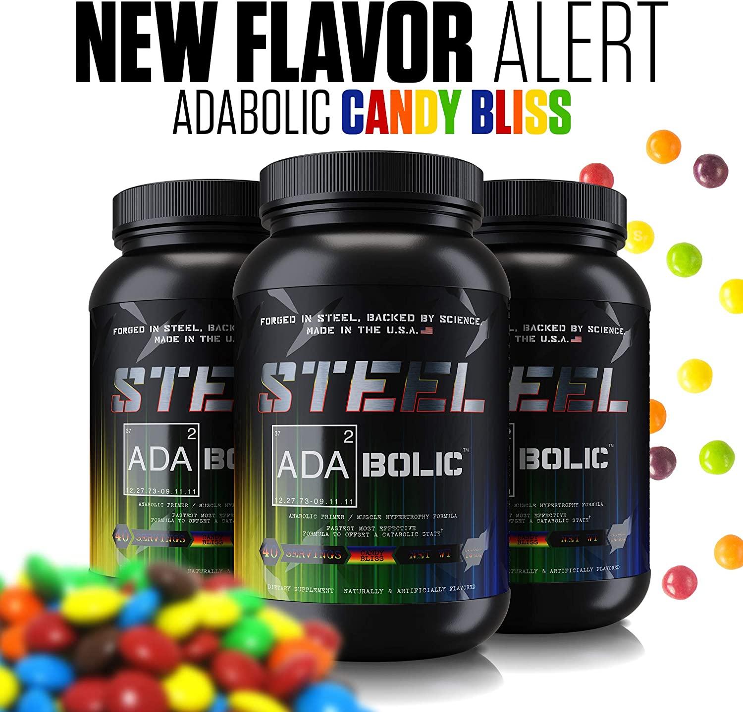 Steel Supplements ADABolic Pre Workout Muscle Builder for Men & Women