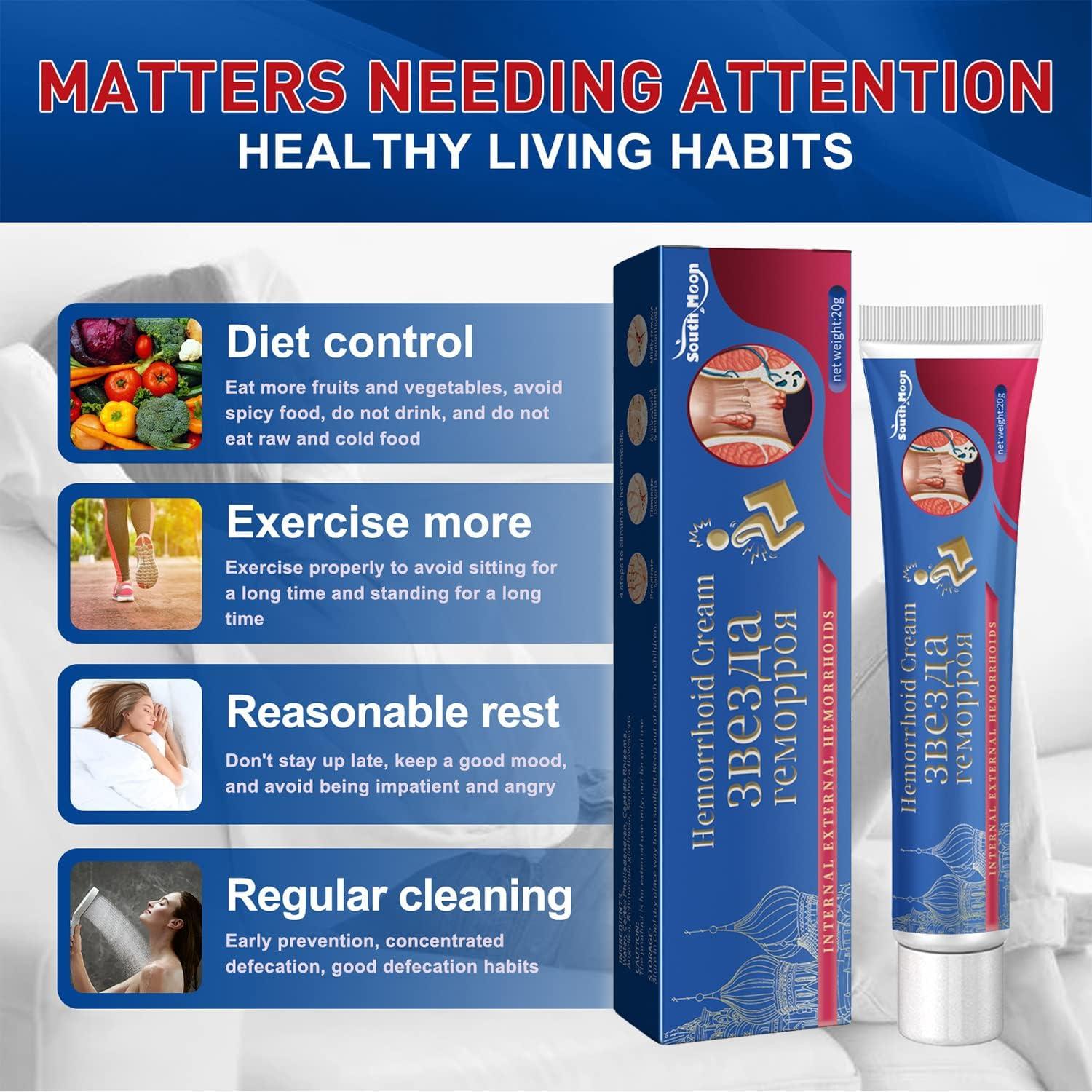 getbear Hemorrhoidal Ointment with Applicator Natural Hemorrhoid Cream 20g