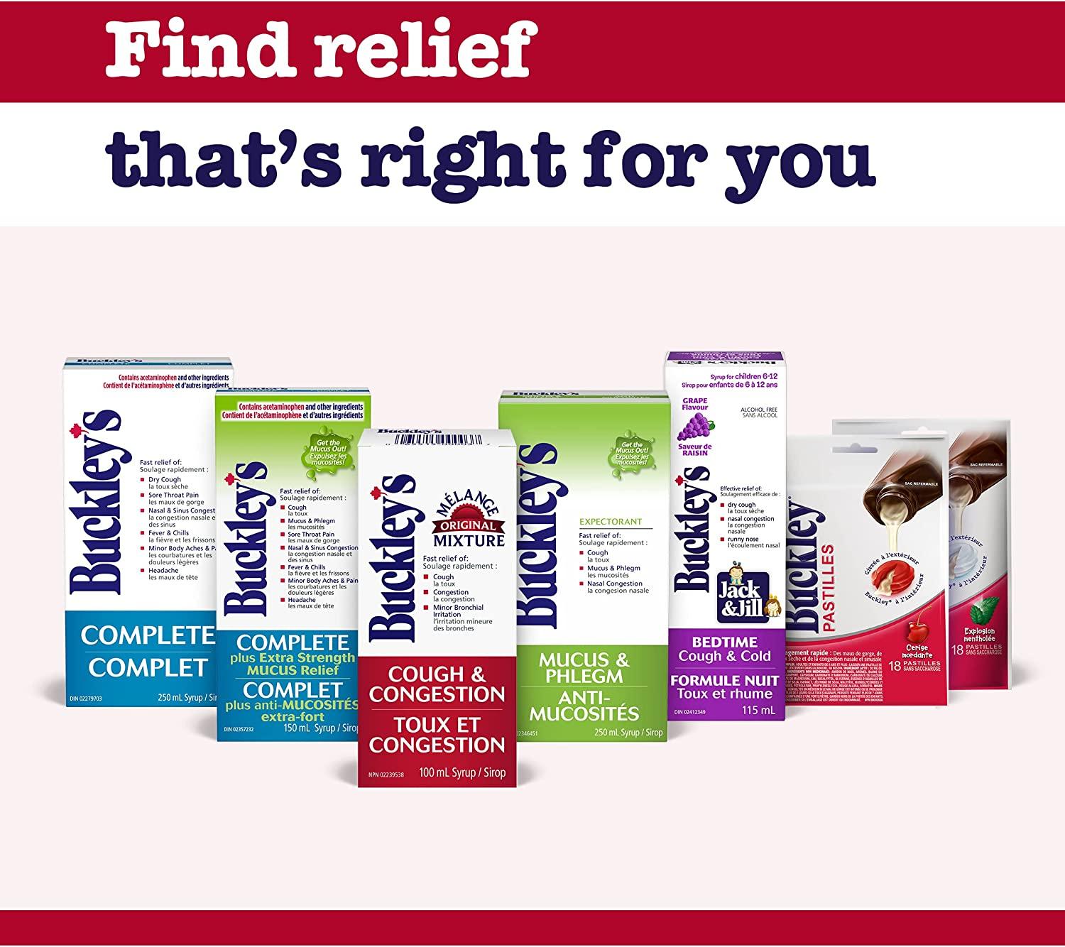 Buckley's Original Cough Syrup 200ml Fast Relief for Congestion