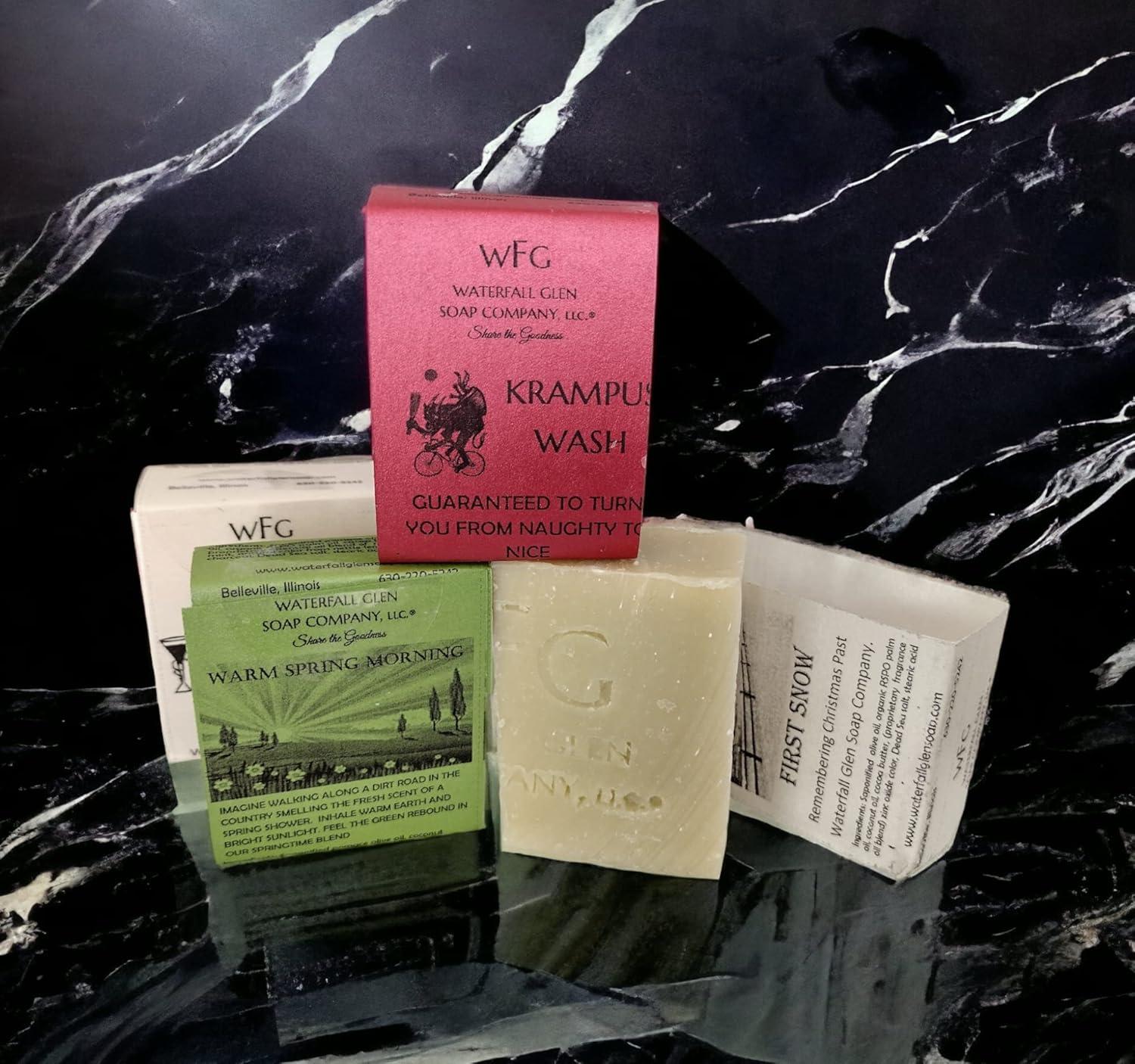 Shop Nickel Box of 4 Mysterious Hand Soaps - Unique Scents