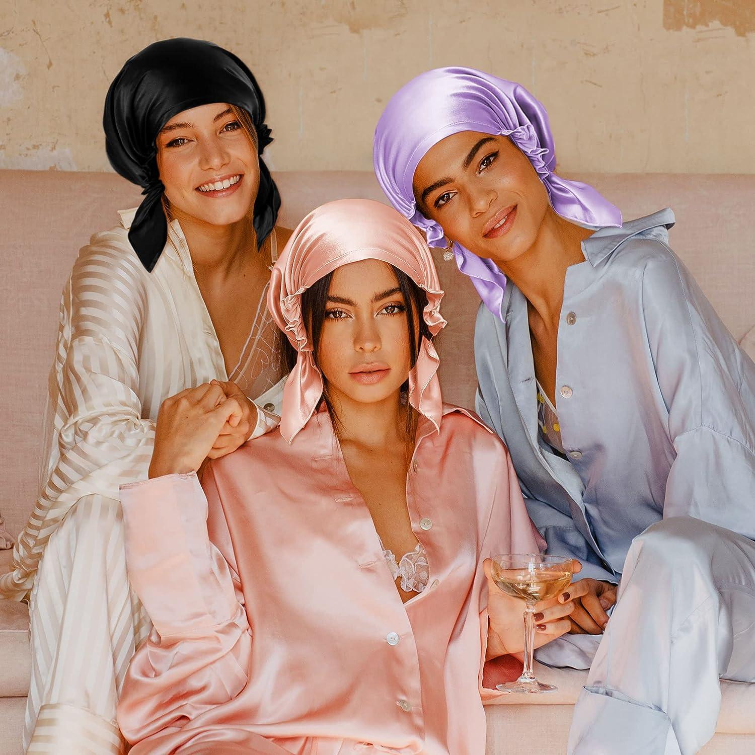 Curly Hair Hairfinity Mulberry Silk Bonnet 100% Mulberry Silk