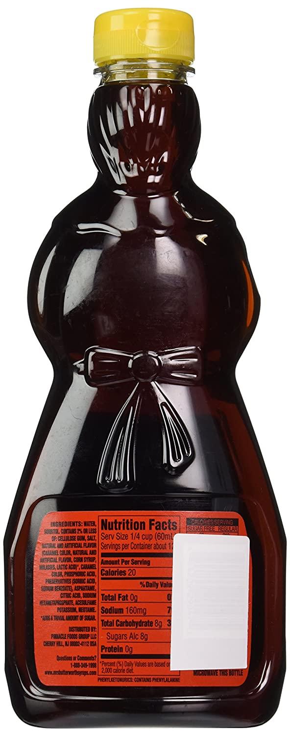 Mrs. Butterworth's Sugar Free Syrup, 24Ounce (Pack of 4)