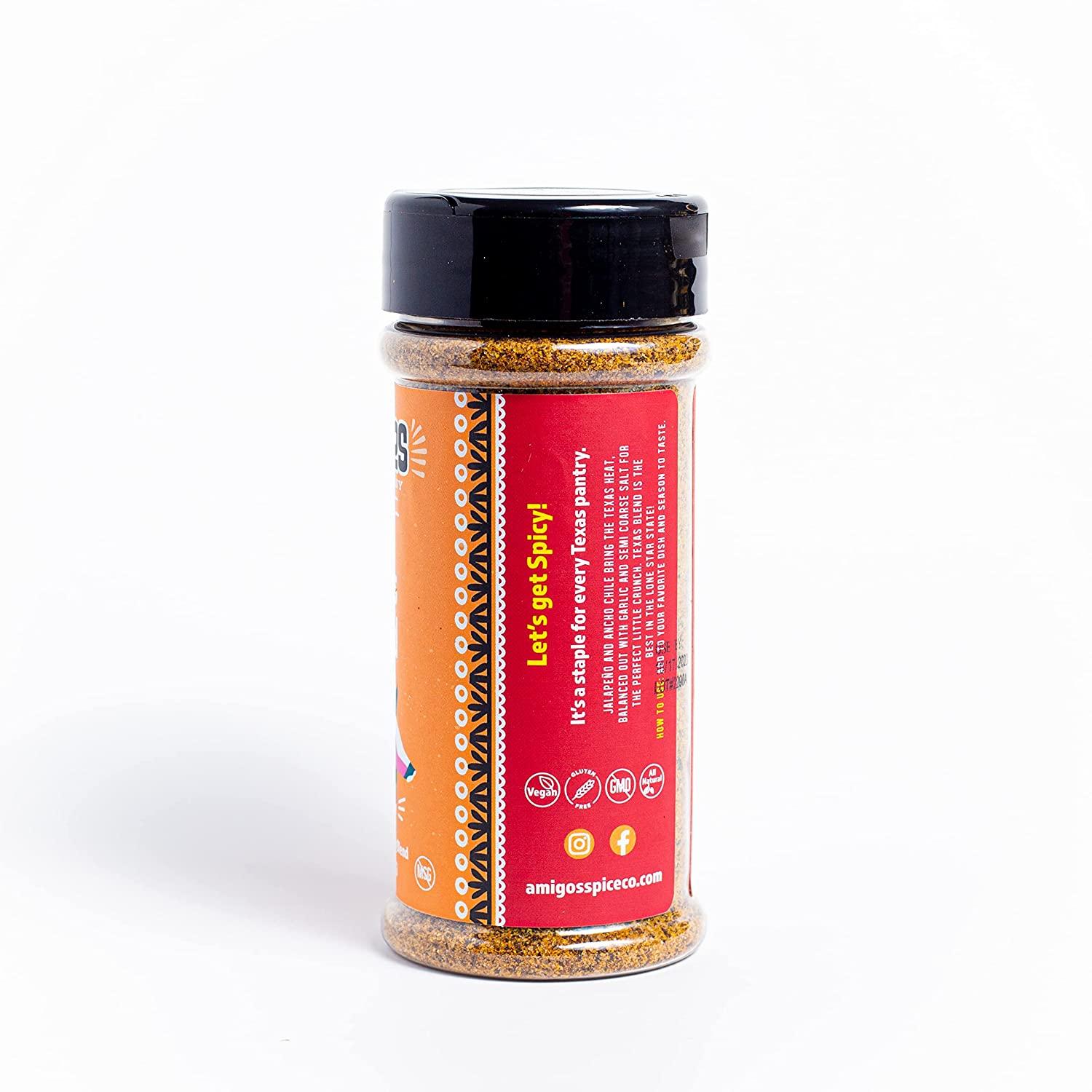 Amigos Spice Company Texas Blend, Premium Everything Seasoning Mix, All