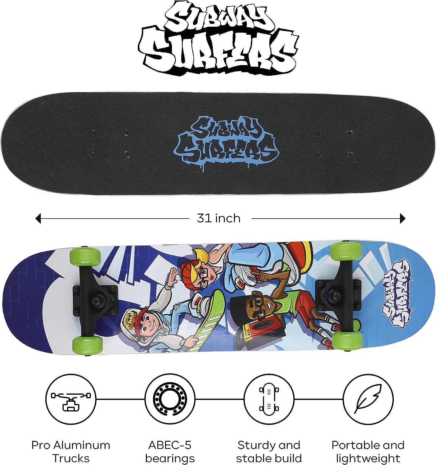 Subway Surfer 31 Complete Cruiser Skateboard - Ideal for Commuting