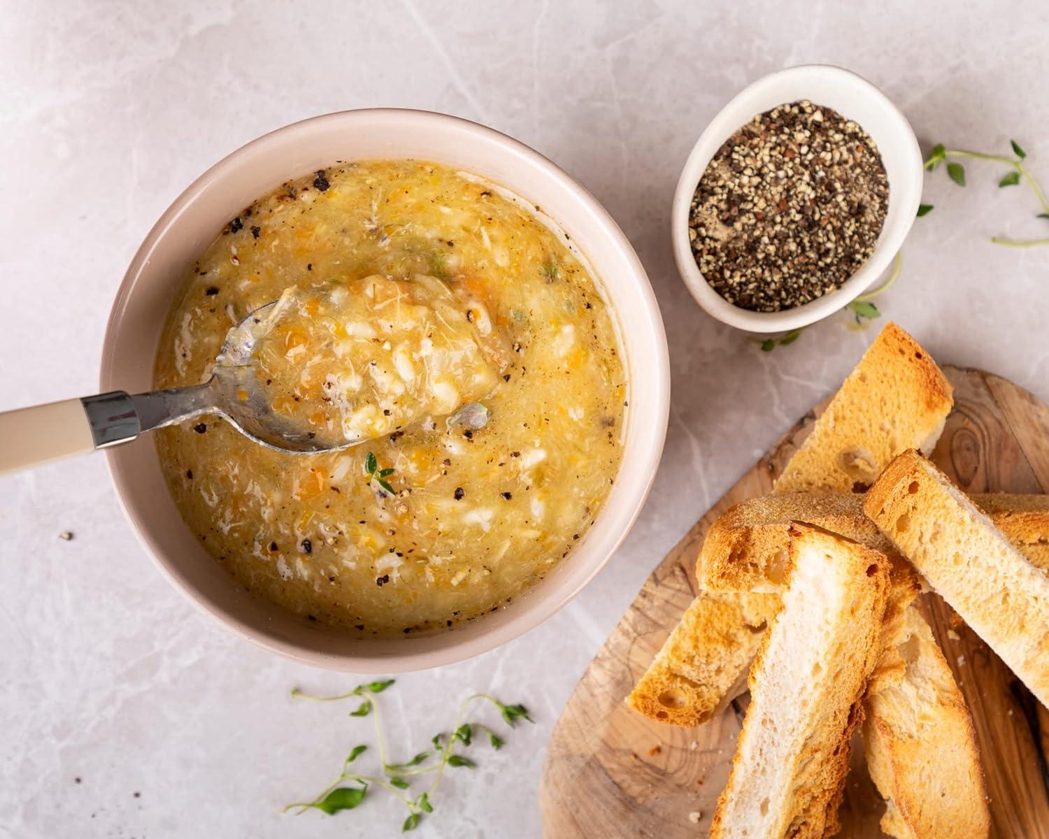 The Scottish Soup Company - Chicken & Rice Chilled Soup - 600g Tub x 4 ...