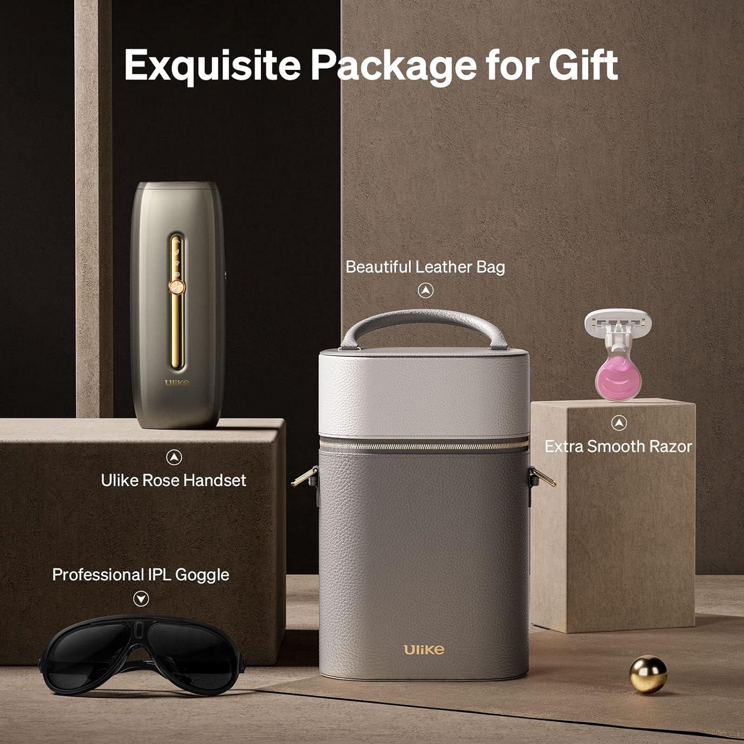 Ulike Rose IPL Hair Removal Device for Women & Men - Long-lasting