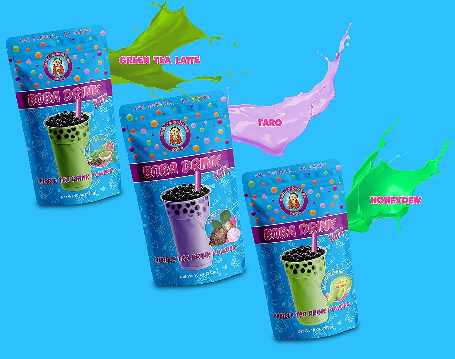 HONEYDEW, TARO, GREEN TEA MATCHA LATTE D.I.Y. Jumbo Boba / Bubbles