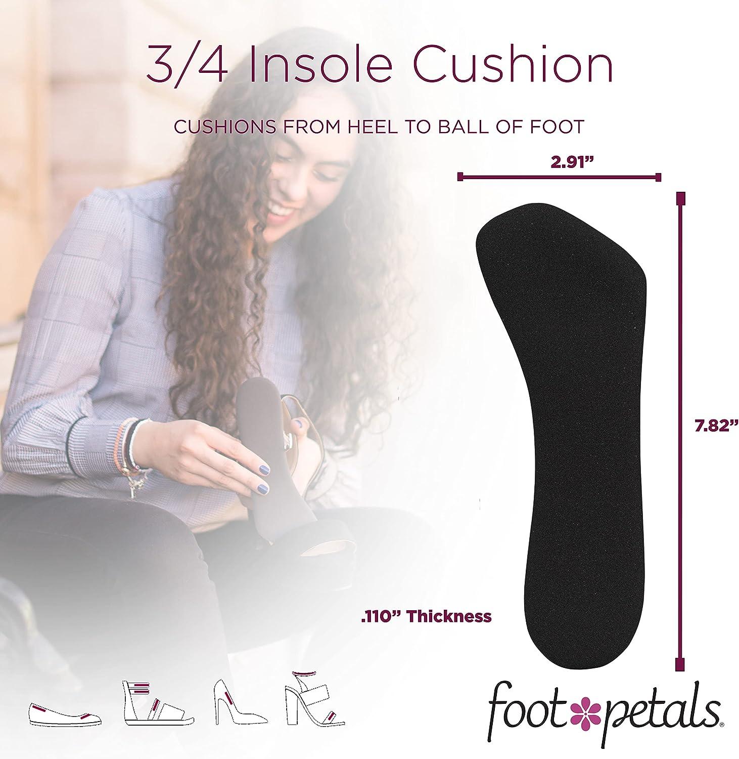 Foot Petals 3/4 Insole Cushions Prevent Sliding Feet & Callus Women