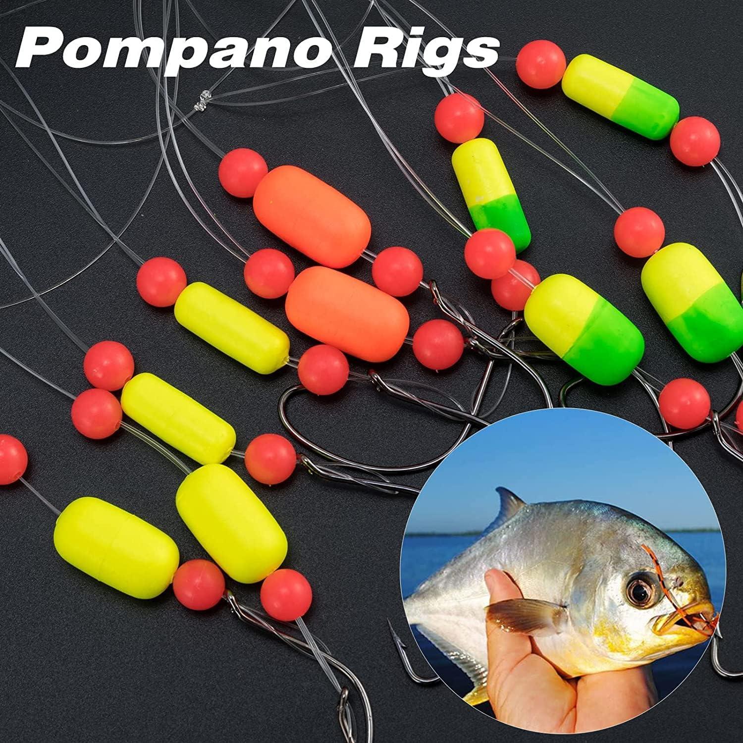 Dr.Fish Fishing Rig Floats Kit Pompano Rig Surf Fishing Floats Walleye  Spinner Rig Snell Float Crawler Harness Lure Making Supplies Bullet Shape  Oval Foam Floats Mixed Rig Floats-150 Pieces