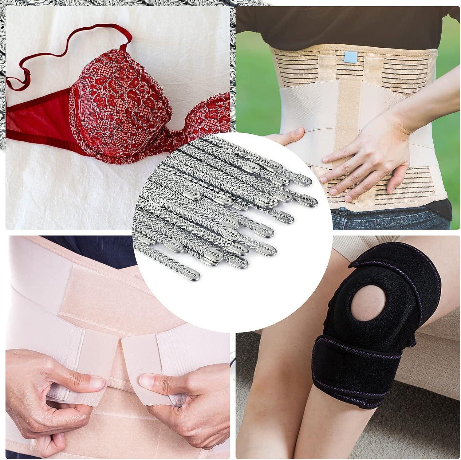 30 Pieces 1/4 x 9.4 Inch Spiral Steel Boning Precut with 30 Steel Boning Tips Corset Boning for