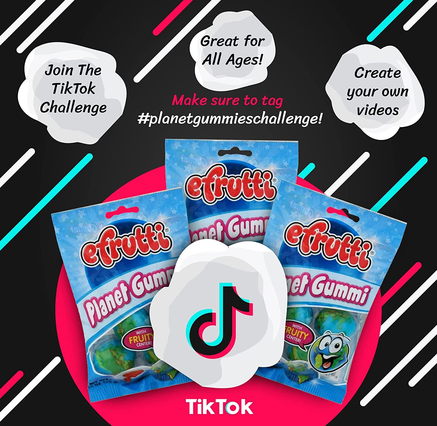 Efrutti Gummi Candy Fruity Jelly Gummies with Nosh Pack Mints