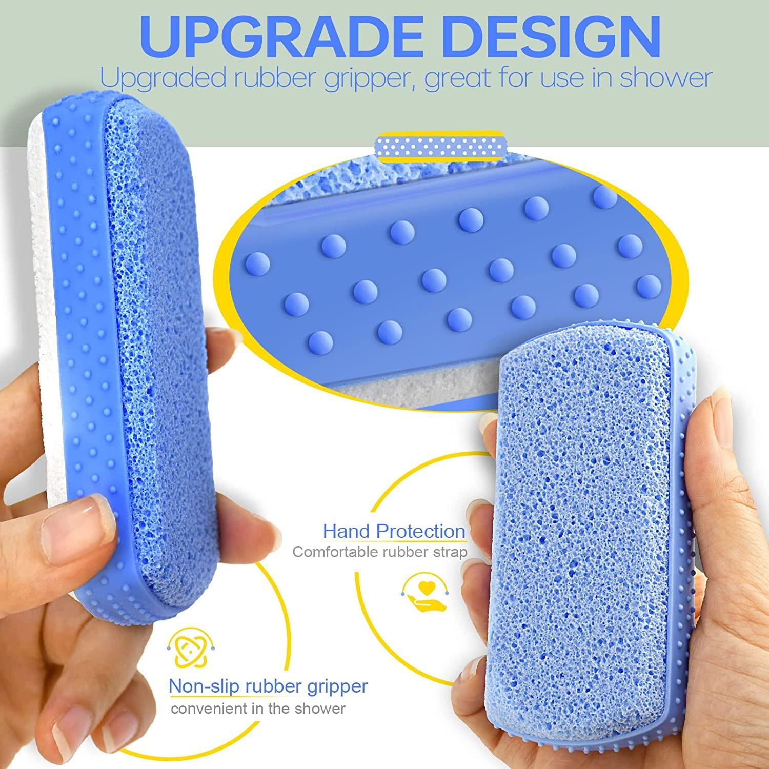 Maryton Foot Scrubber Pumice Stone for Feet, Upgraded 2 in 1