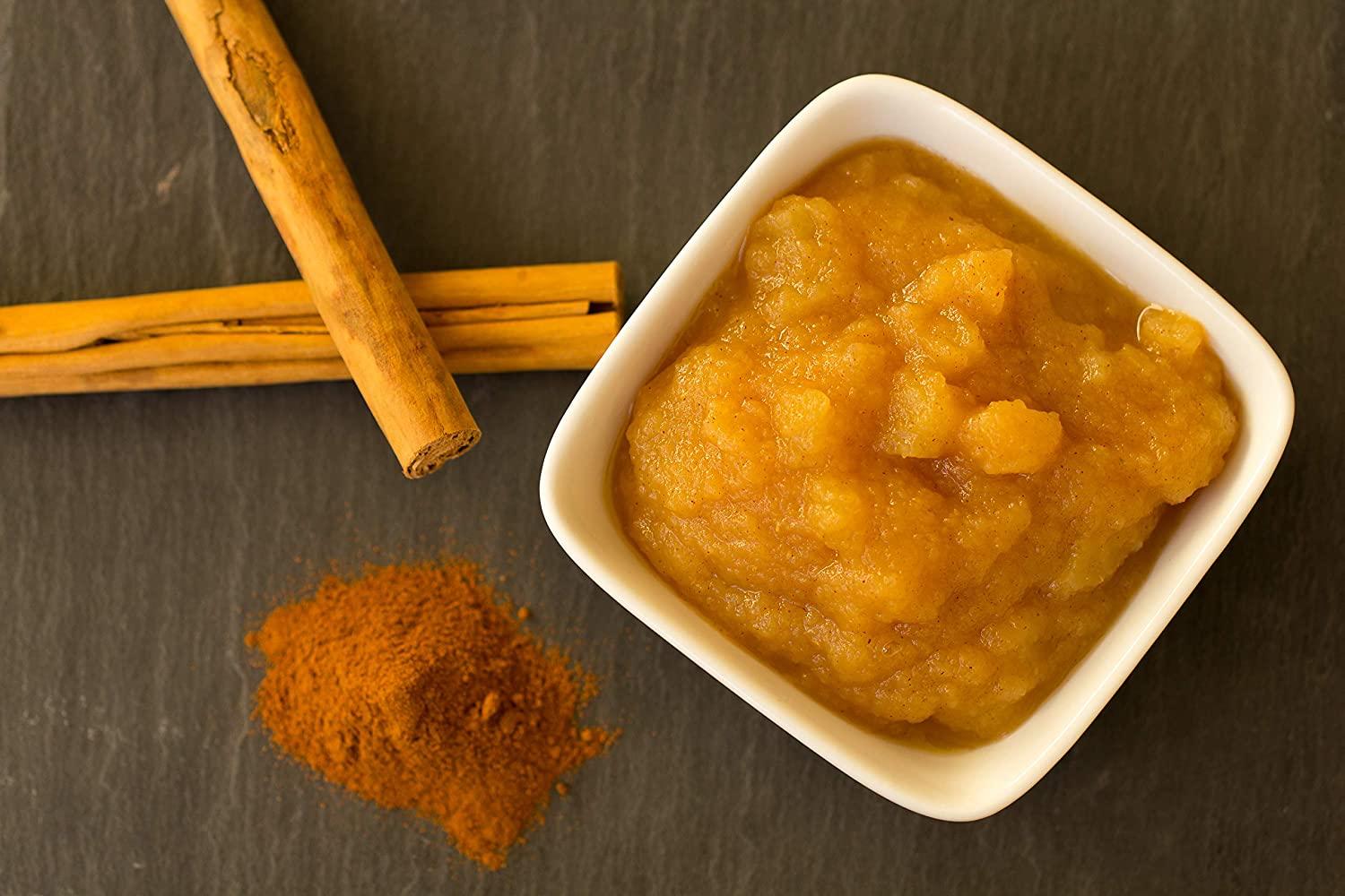 Mullen's Applesauce Apple Pie Flavor, Less Sugar Recipe (24oz, Pack