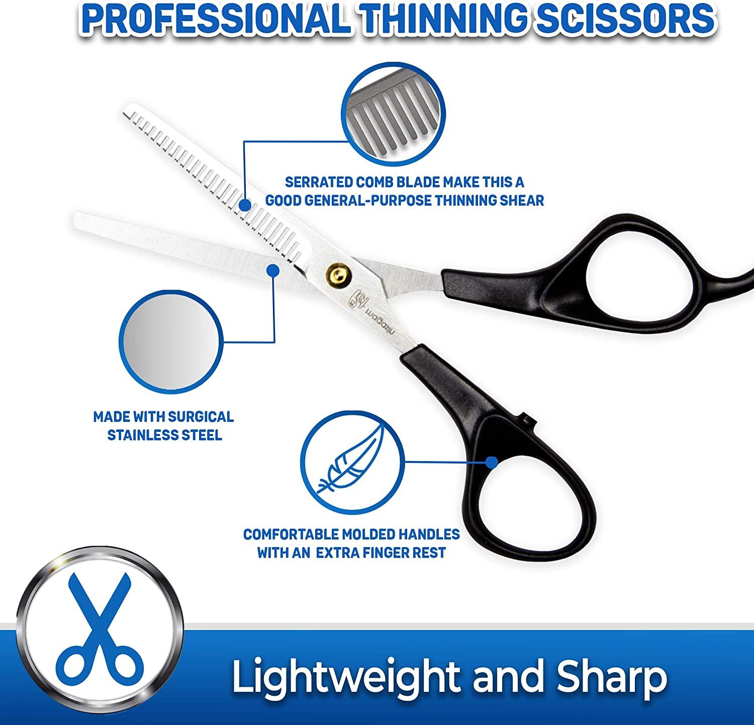 PET MAGASIN Pet Thinning Shears Professional Thinning Scissors with