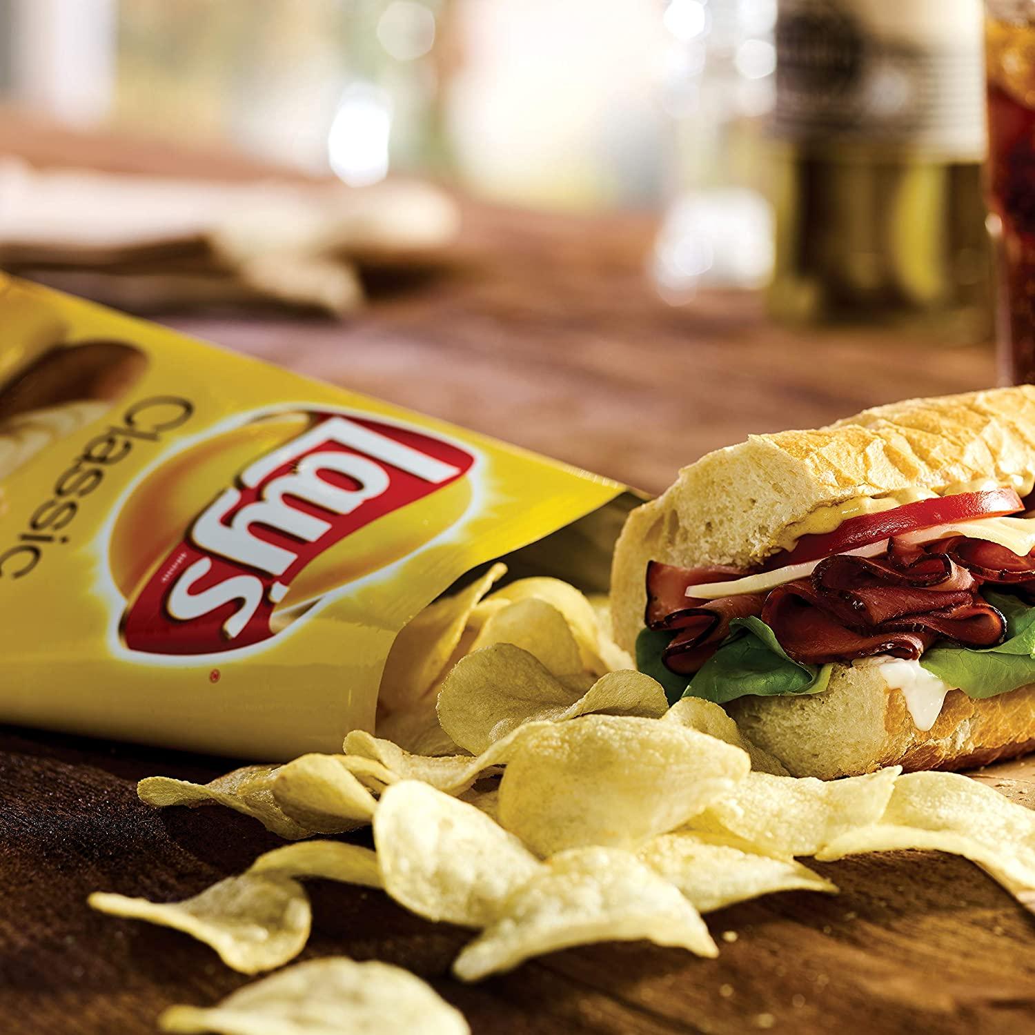 Lay's Classic Potato Chips Multipack - 12 Singles, 1 Ounce Each
