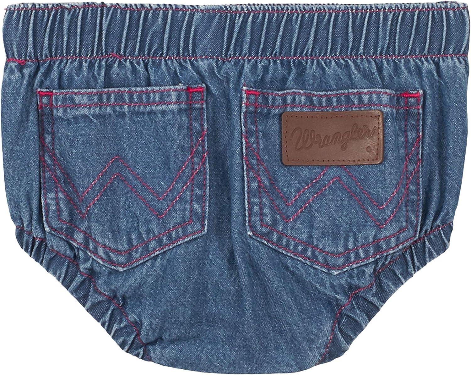 Wrangler Baby Boys' Diaper Cover 6 Months Denim