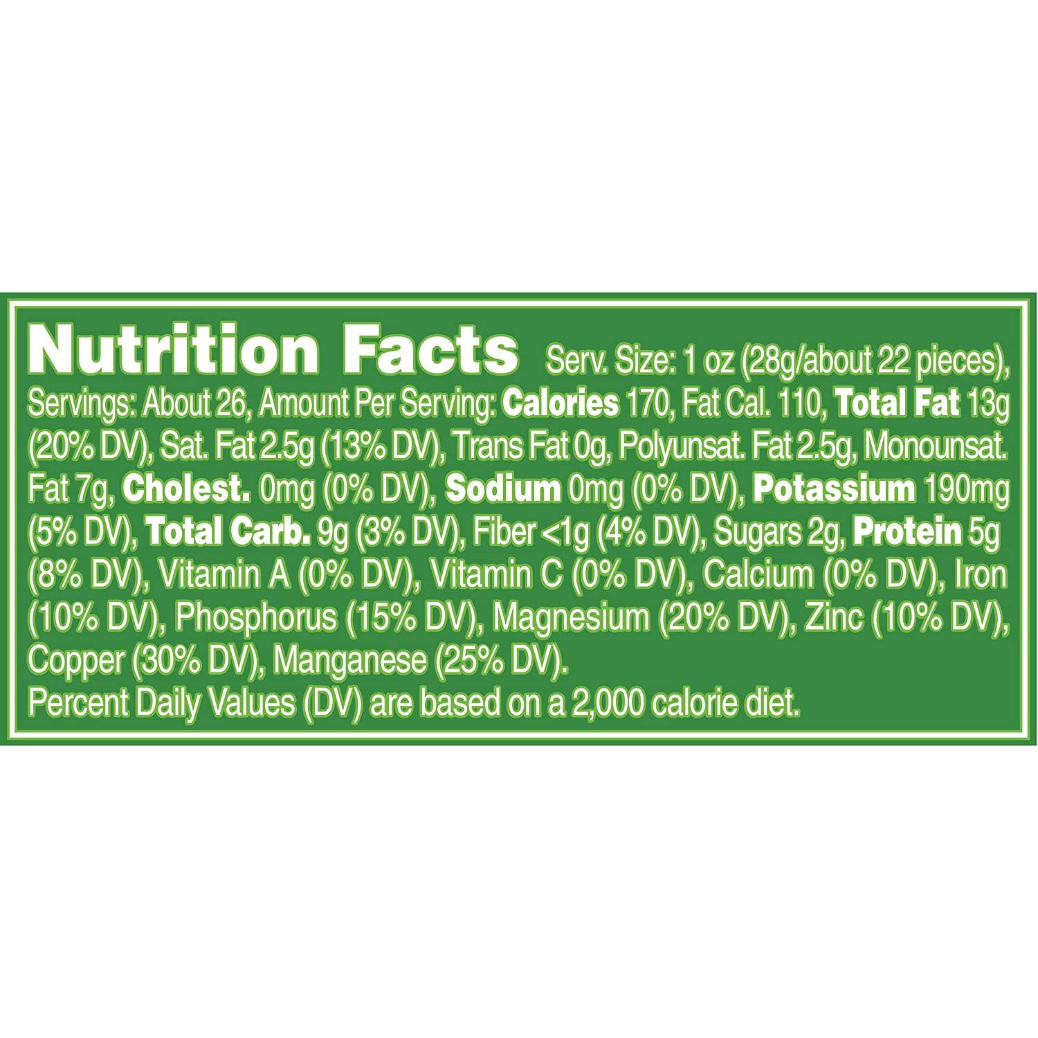 Planters Unsalted Cashews, 1lbs 10 Ounce (Packaging May Vary)