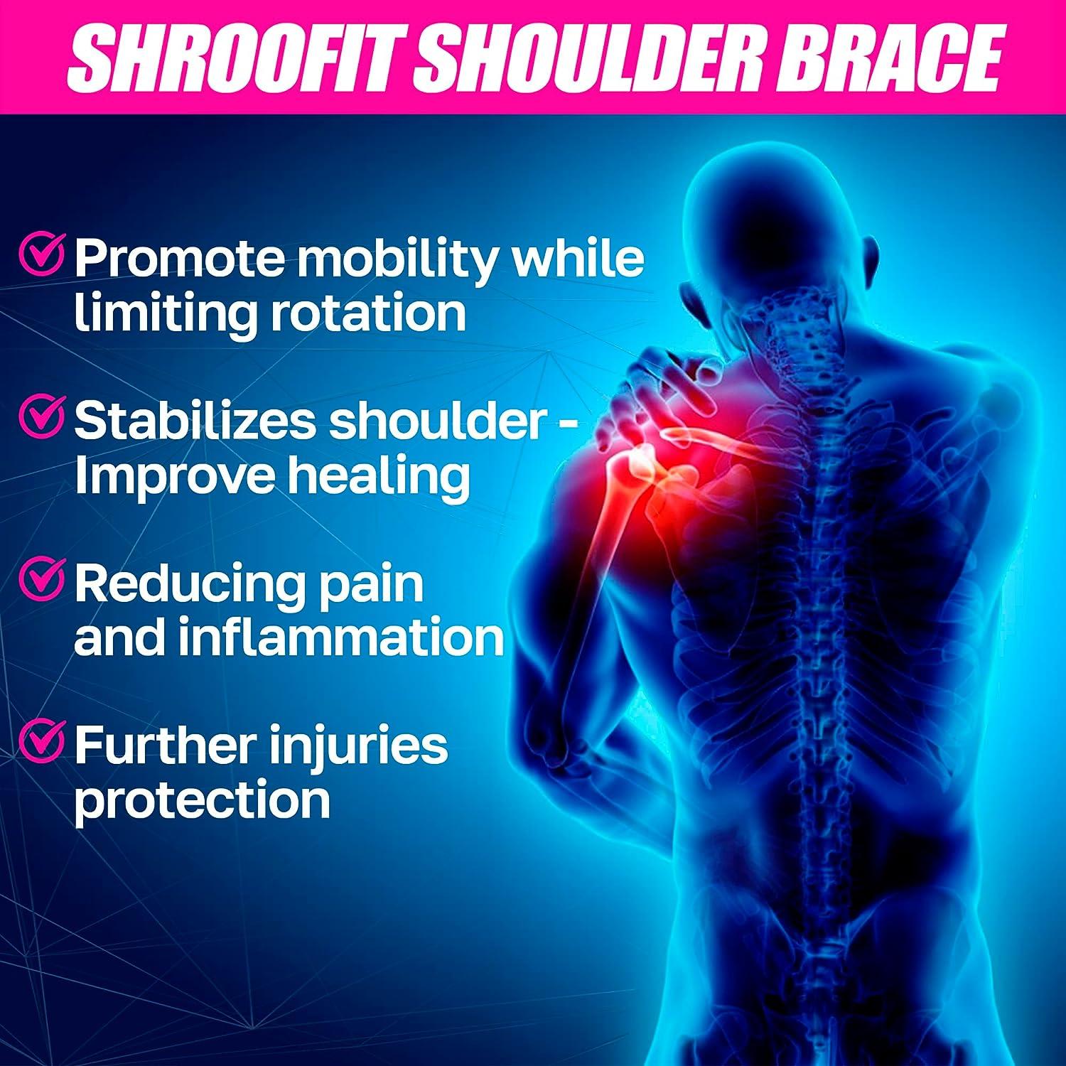 Shoulder Brace for Men and Women Rotator Cuff Support with Soft