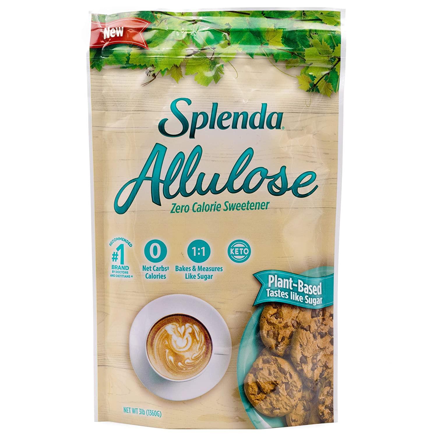 Splenda Allulose Plant Based Zero Calorie Sweetener 3lb Ideal for