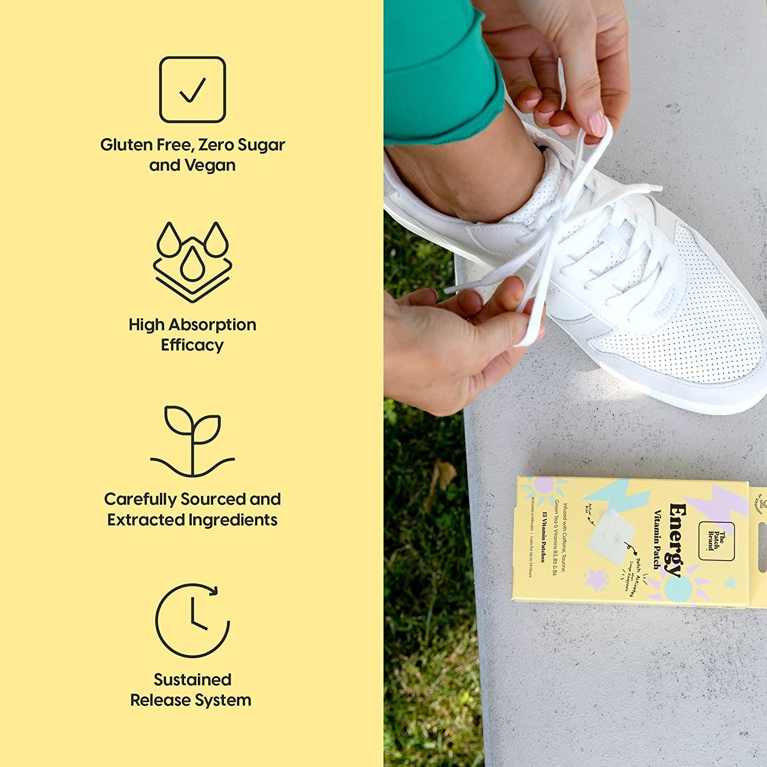 Patch Brand Vitamin Energy Patches 2 Count (30 Patches) Boost Your