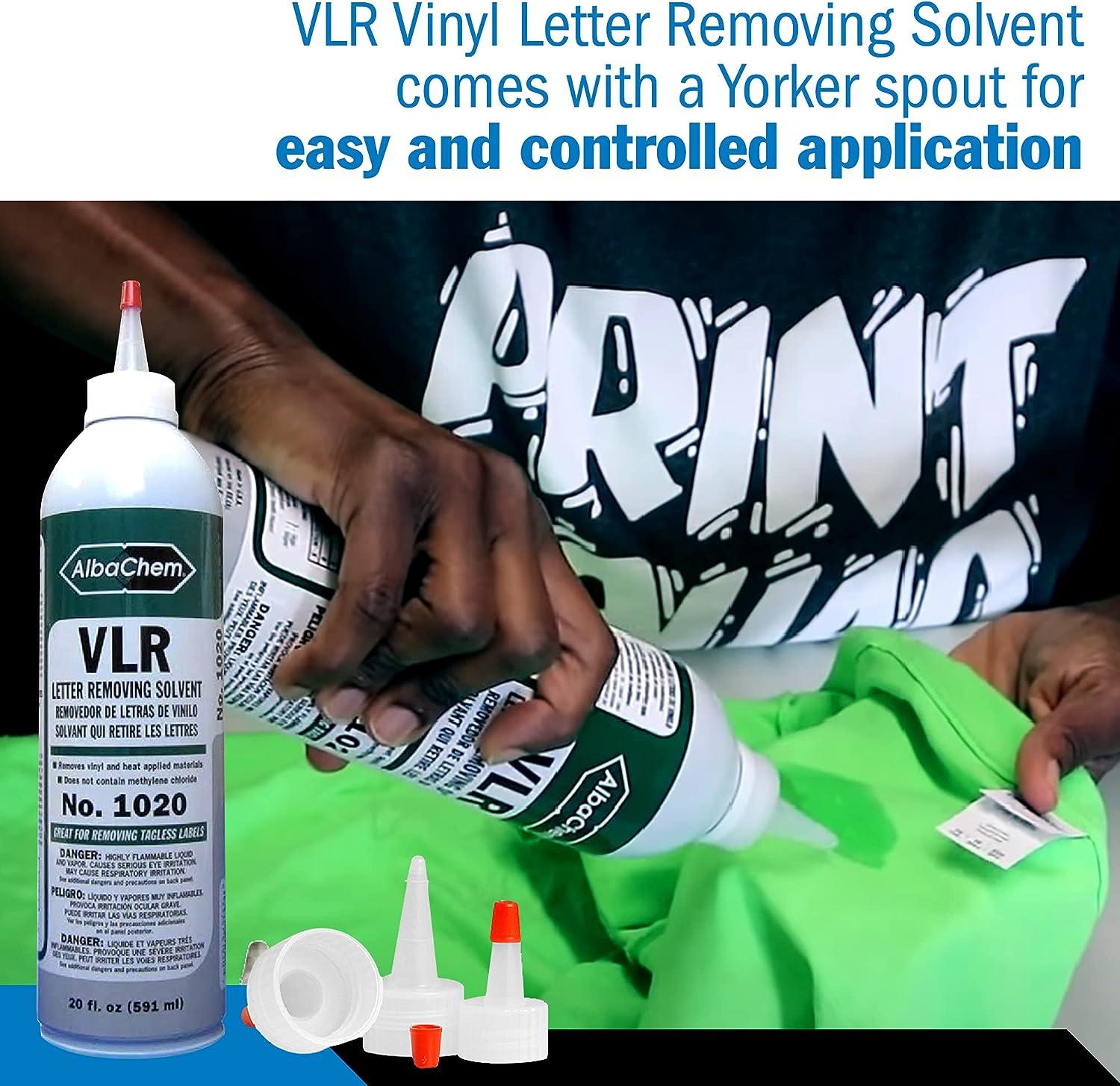 AlbaChem Heat Transfer Vinyl Remover for Fabrics 20 fl. oz 20 Fl Oz