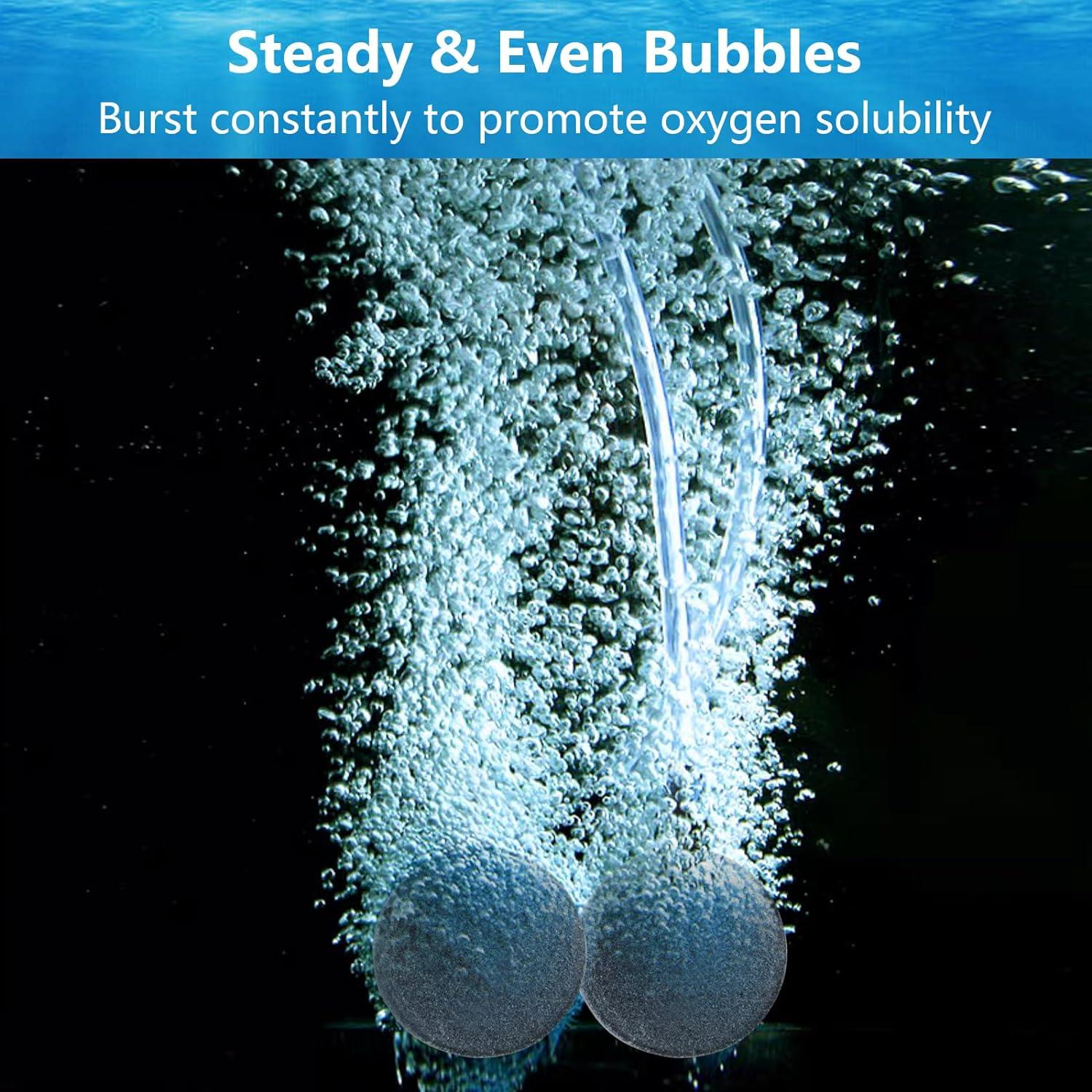 8 PCS Aquarium Air Stones - Oxygen Diffuser for Fish Tanks & Ponds ...