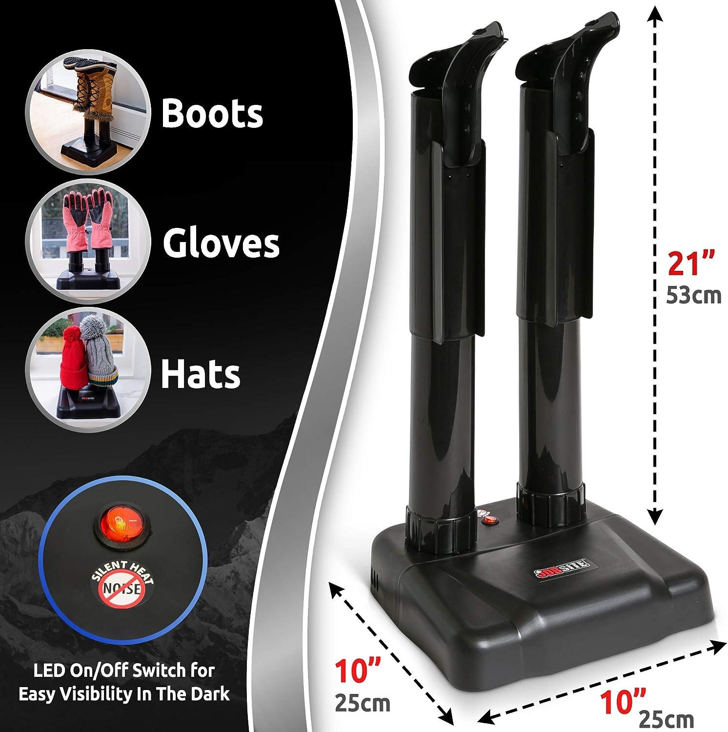 JobSite Boot Dryer Electric Shoe Dryer & Boot Warmer Ultra Silent 1
