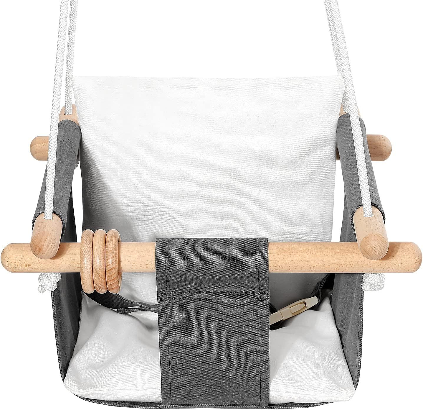 Wooden baby swing store seat