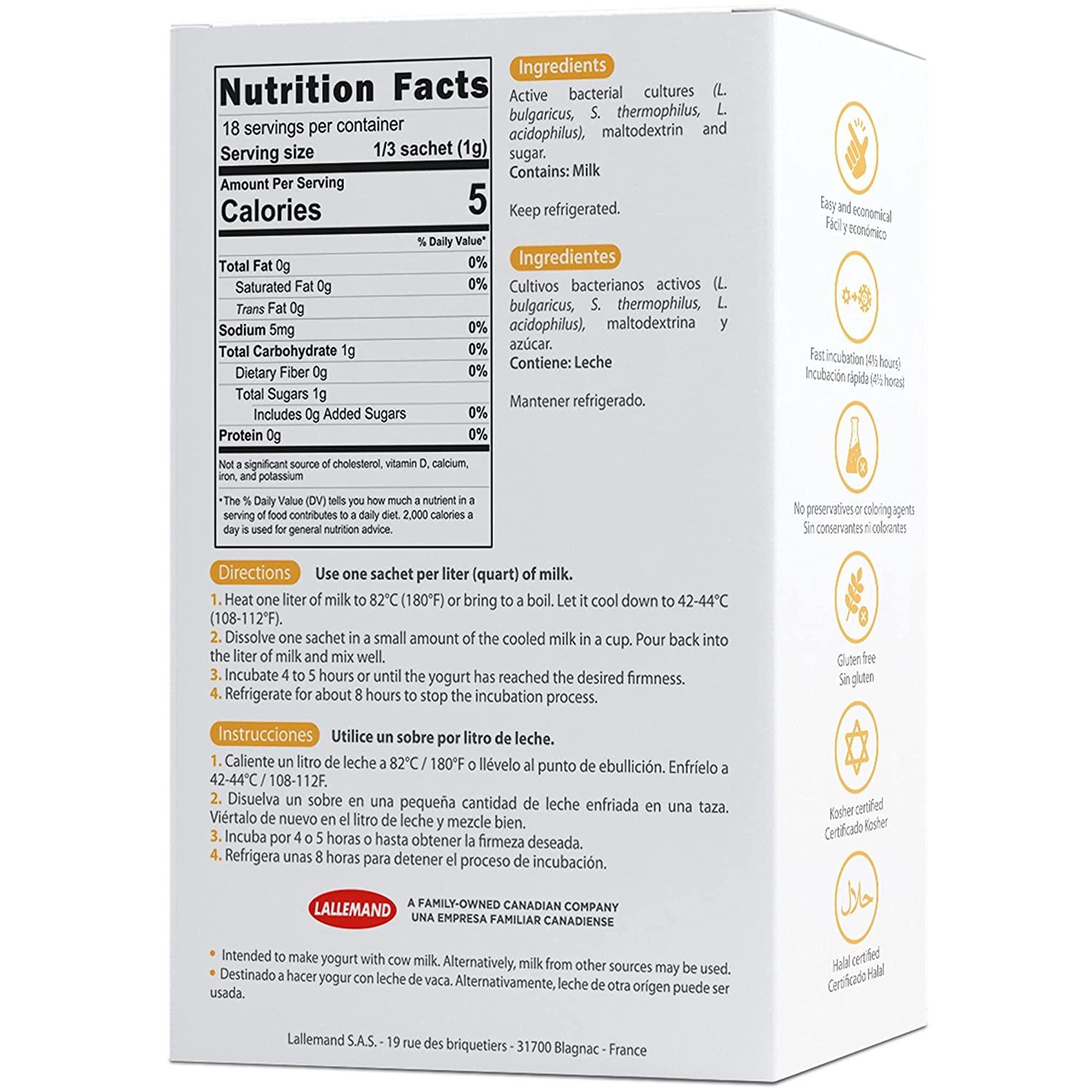 Yogourmet Freeze Dried Yogurt Starter 0.6 Oz 1 Ounce (Pack of 1)