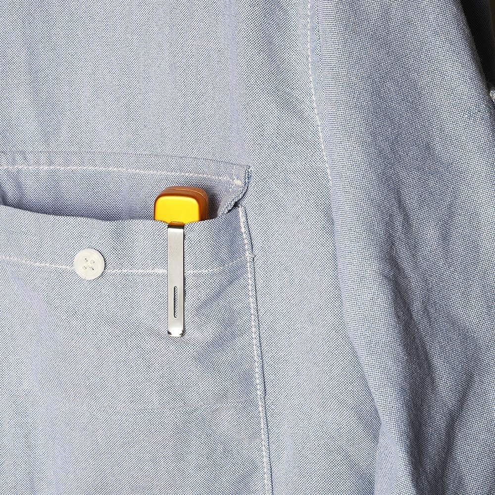 Reading glasses with pocket clip top