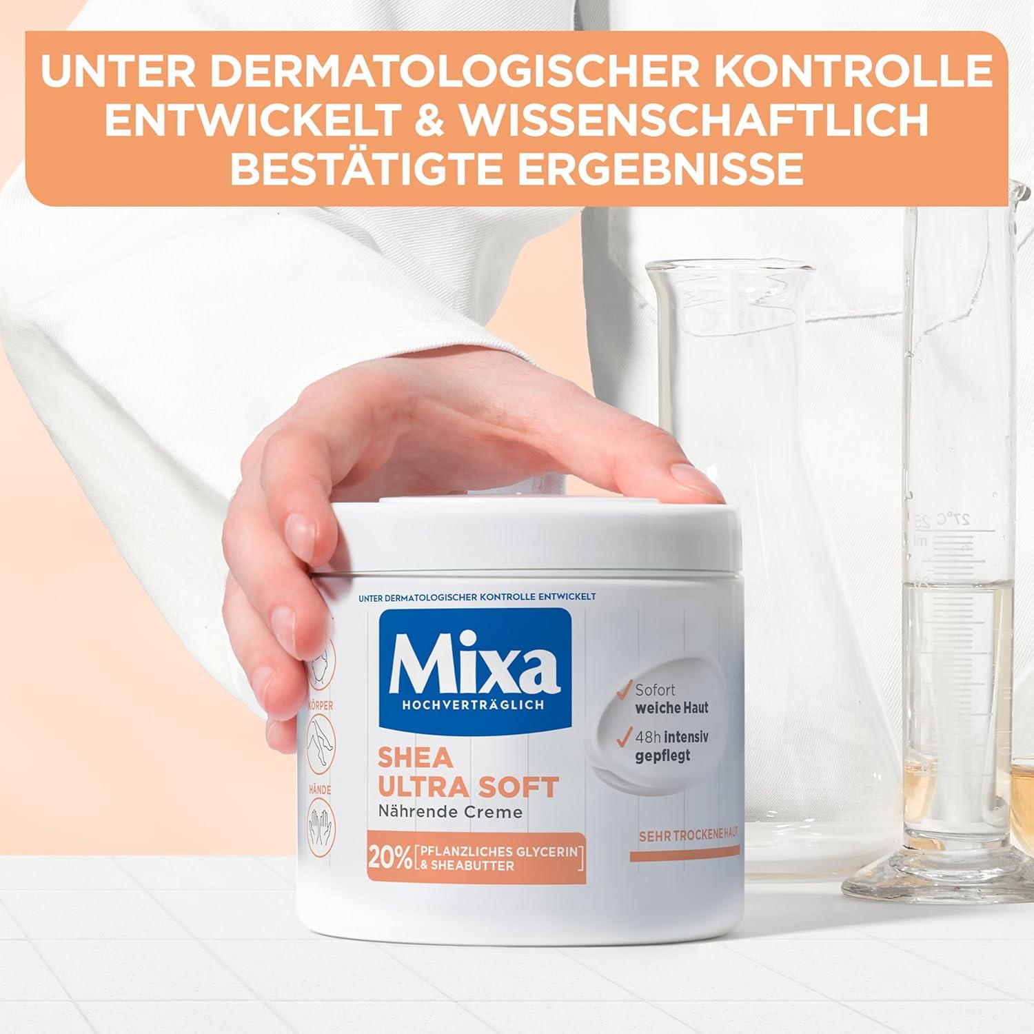 Mixa Shea Nourishing Cream 400ml | Hydrating Face Body