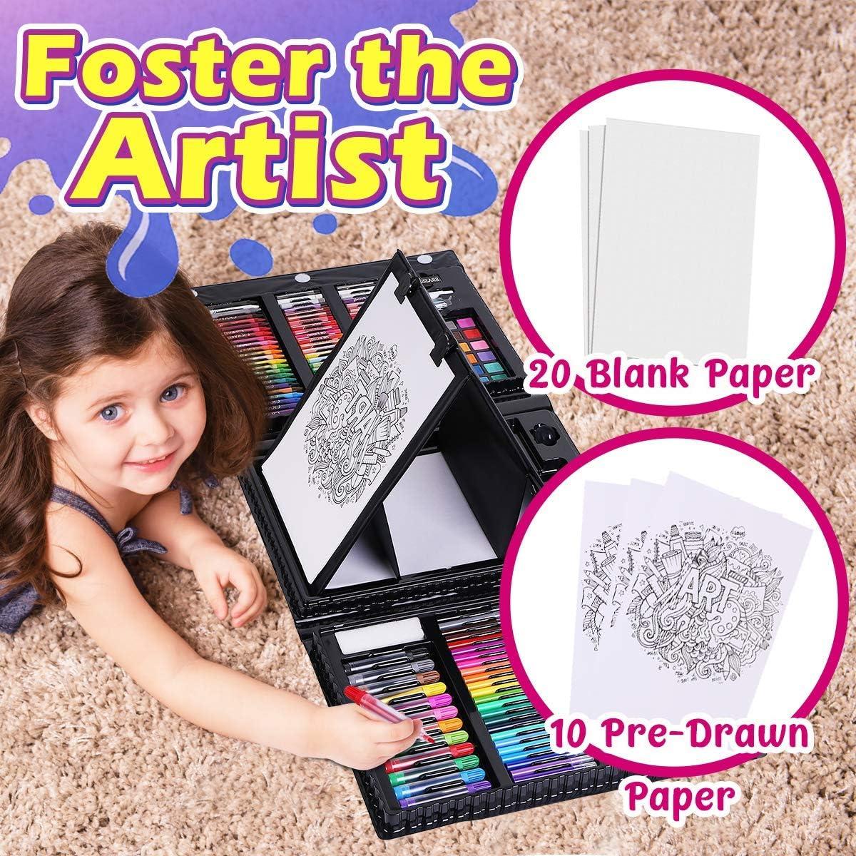 Plastic Kids Crayon Coloring Case Pencil Oil Pastel Maker Art
