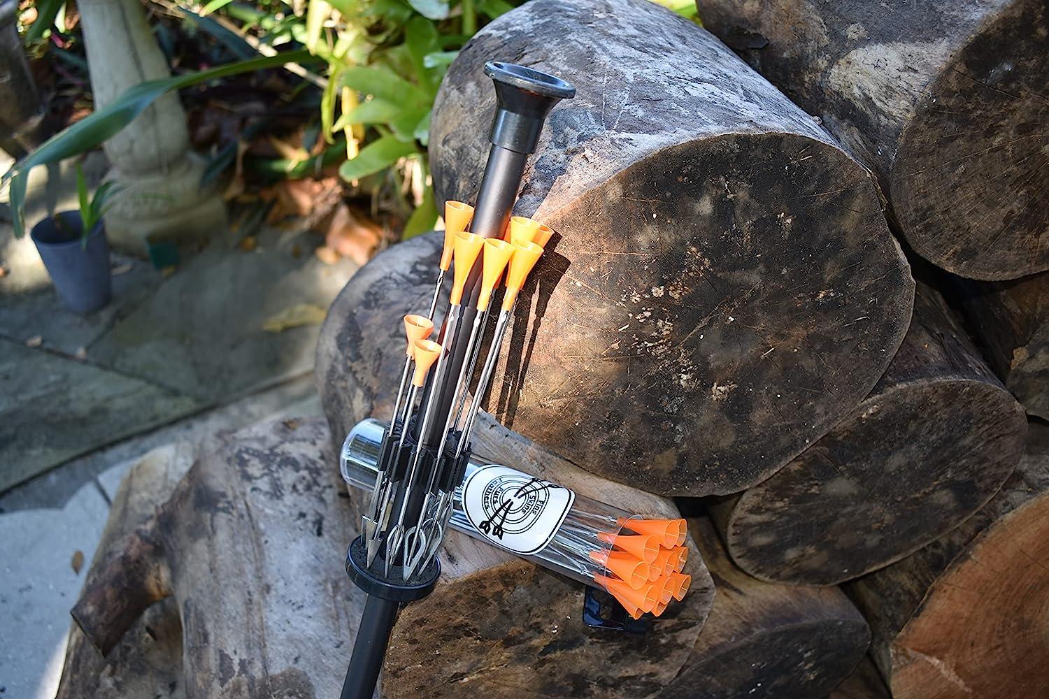 FSFF .625 Blowgun Darts Whisper Razor Dart widest sharpest broadhead darts, 20 pack big 8.25