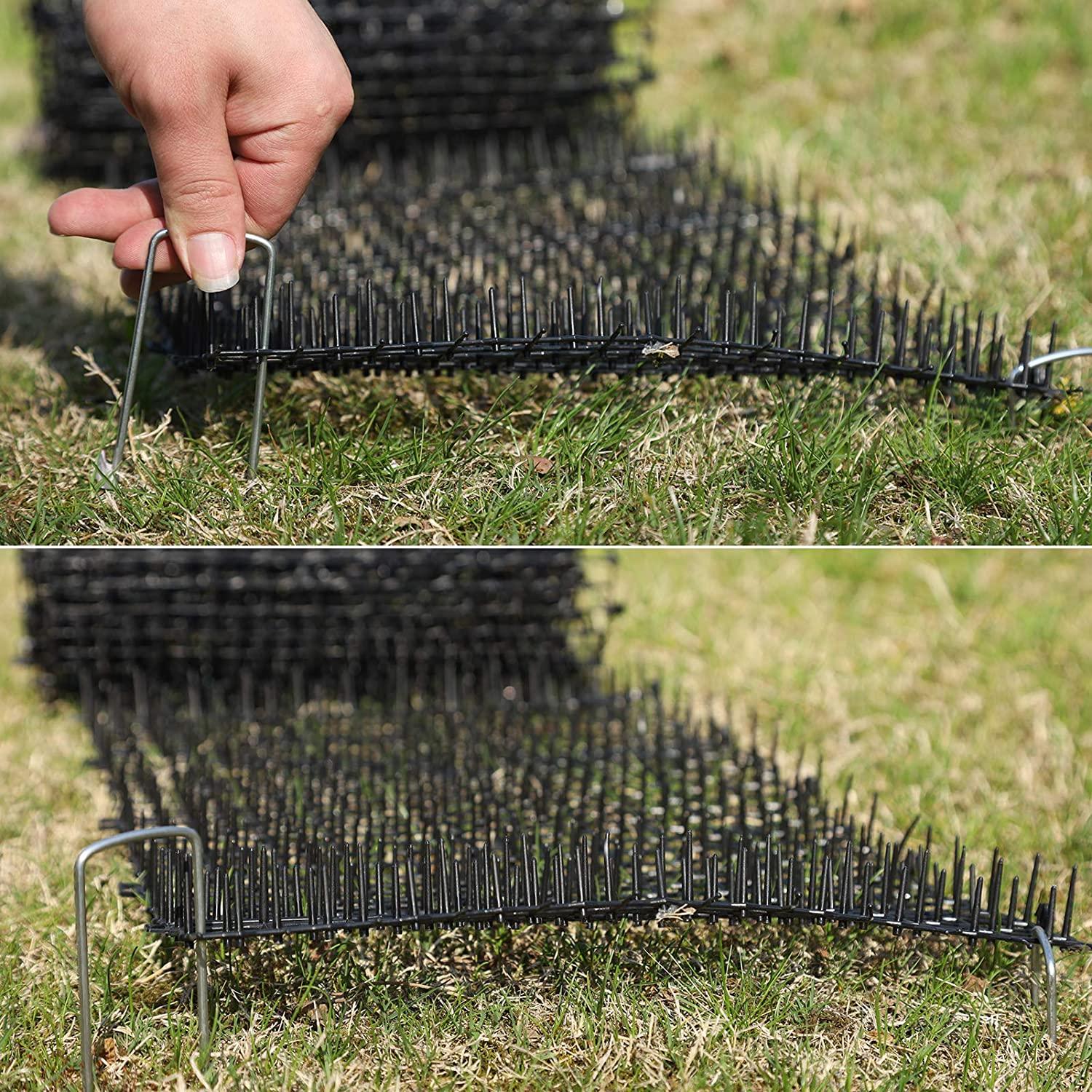 Hmyomina 8.2 FT Cat Scat Mat with Spikes Cat Deterrent Mats Plastic