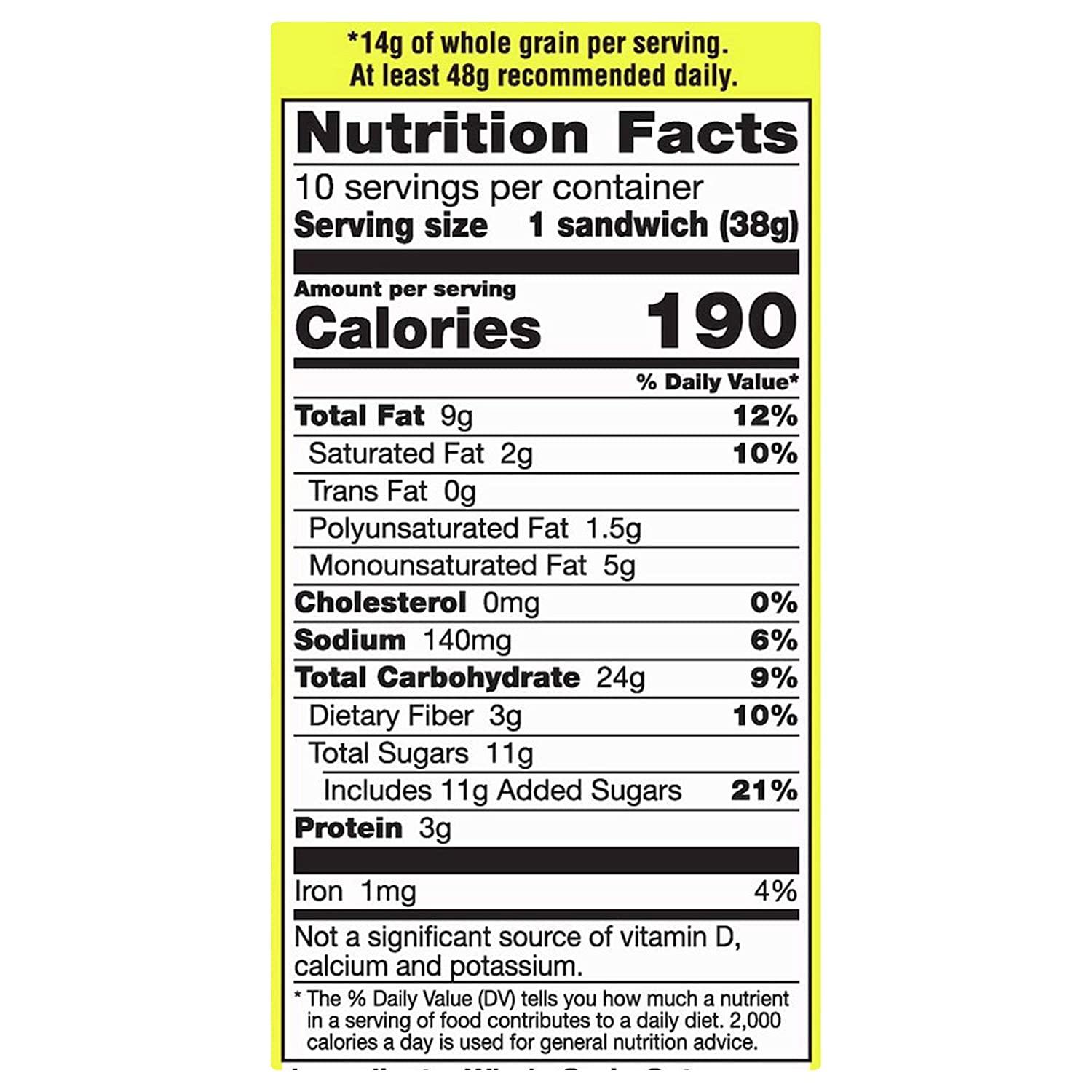 Nature Valley Biscuit Sandwiches, Cinnamon Almond Butter, 1.35 oz, 10