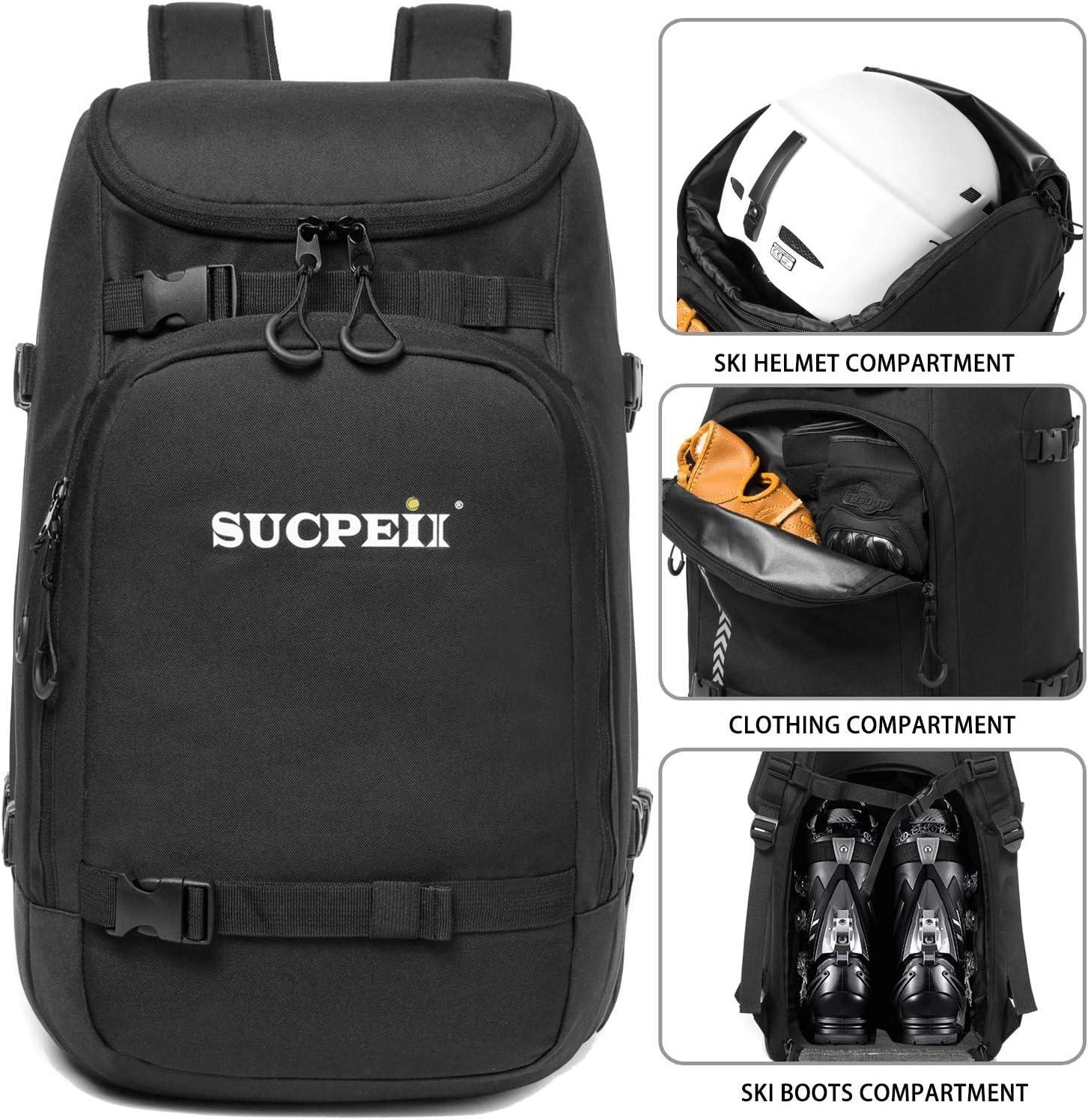 Ski Boot Bag 50L Waterproof Travel Backpack for Ski Gear & Accessories | Black | Men, Women, Youth | Buy Now with Express International Delivery | GoSupps.com Ski Boot Bag 50L Waterproof Travel Backpack for Ski Gear & Accessories | Black | Men, Women, Youth | Buy Now with Express International Delivery | GoSupps.com