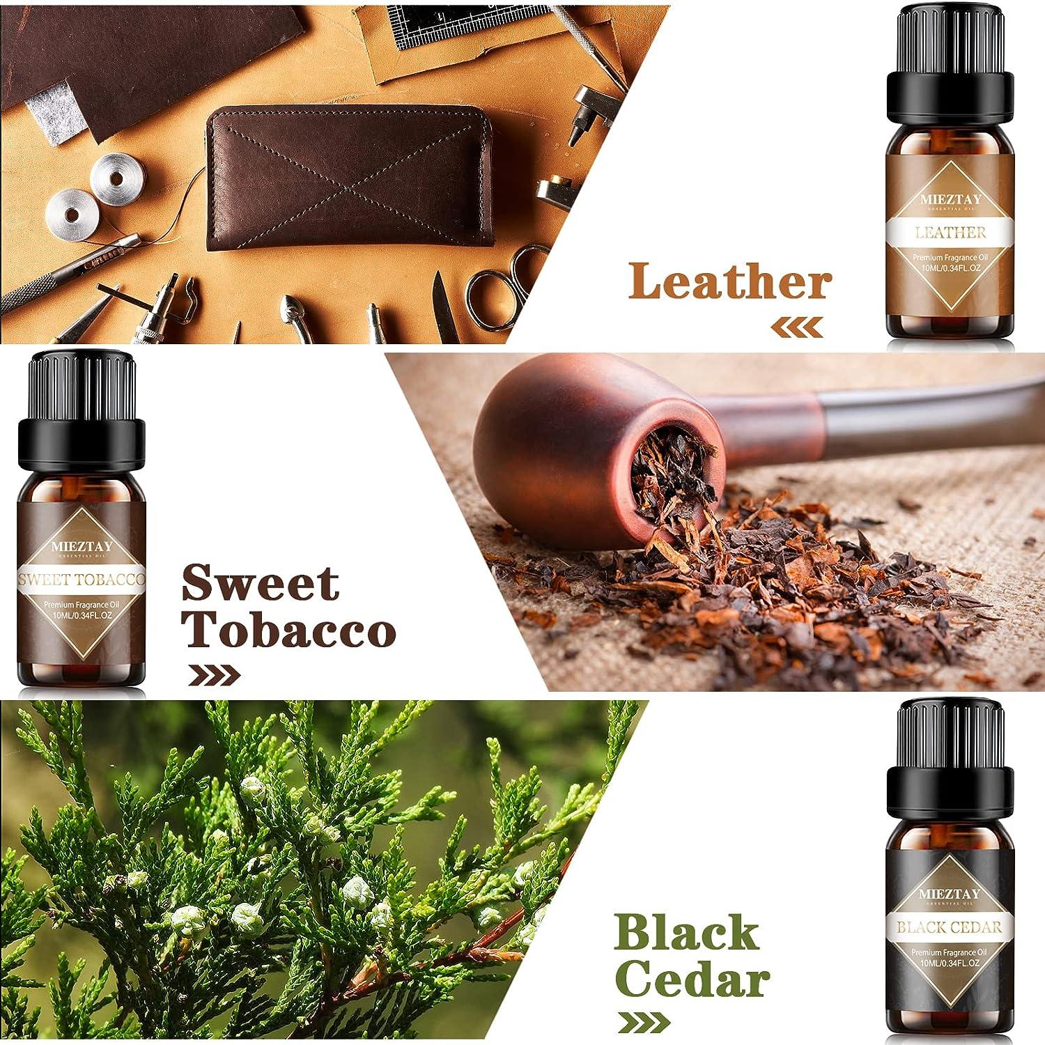 Men's Essential Oils Set - Top 6 Fragrance Oils for Diffuser, Candle & Soap  Making