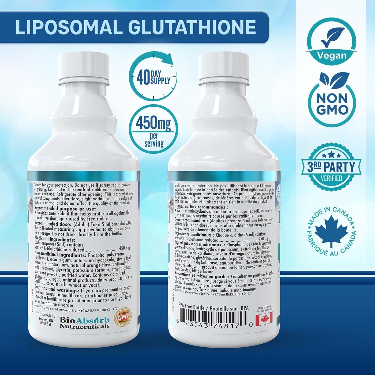 Liposomal Glutathione Liquid Supplement 40-Day Supply 450 mg Setria Reduced L-Glutathione (200 ml) | Buy Now with Express International Delivery | GoSupps.com Liposomal Glutathione Liquid Supplement 40-Day Supply 450 mg Setria Reduced L-Glutathione (200 ml) | Buy Now with Express International Delivery | GoSupps.com