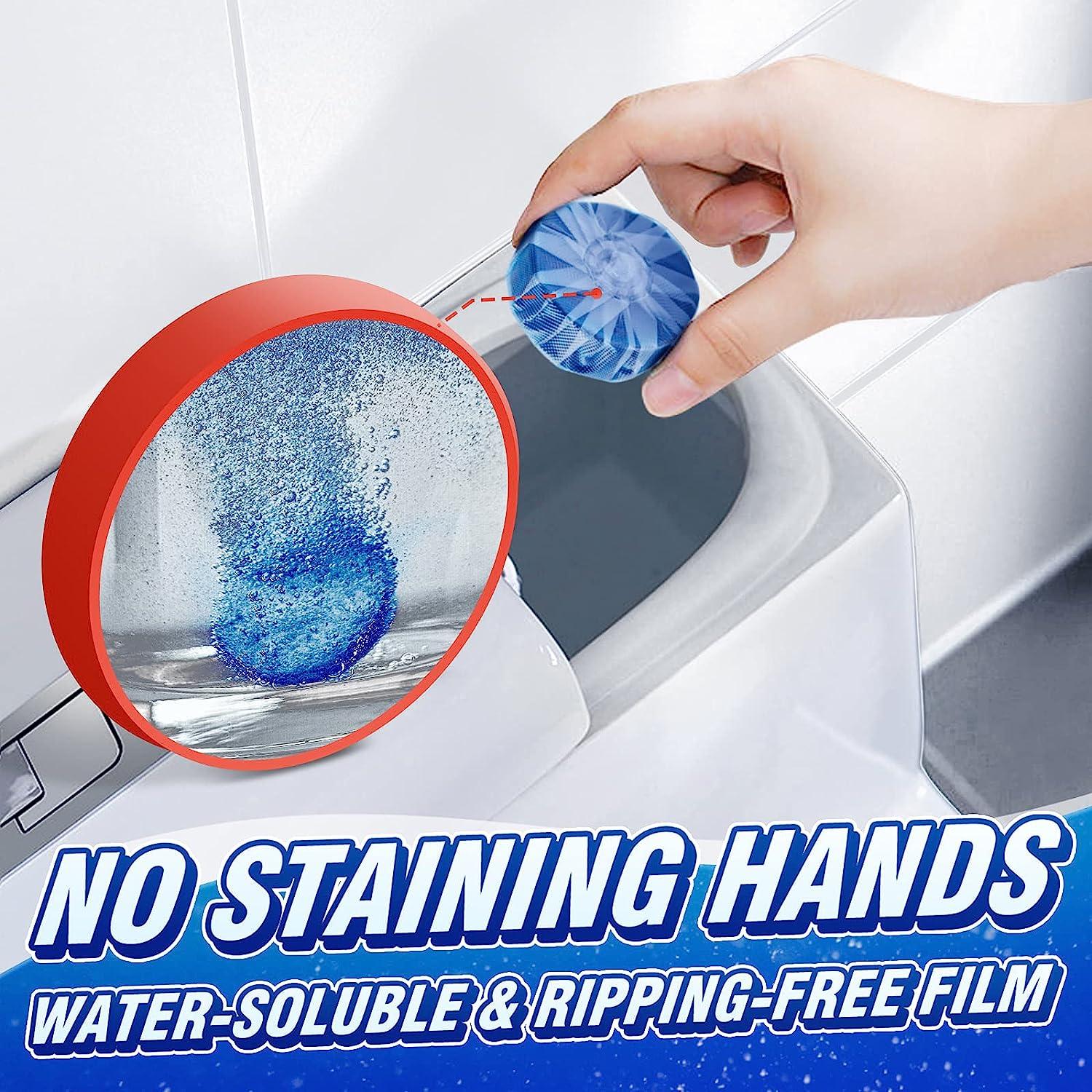 Vacplus Toilet Bowl Cleaner Tablets 12 Pcs, SepticTank Friendly