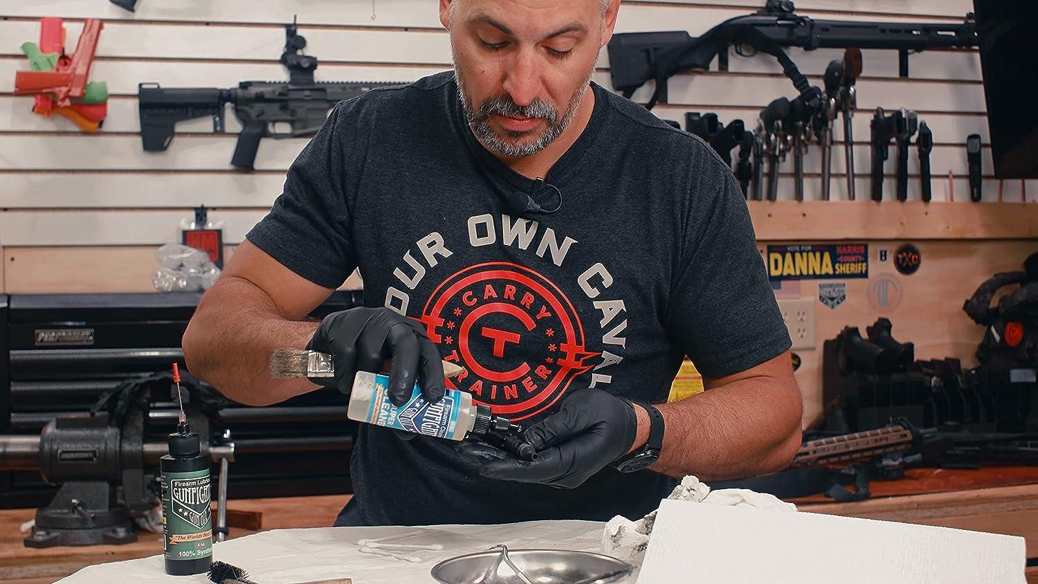 Gunfighter Super Cleaner (4oz Bottle) NonToxic Gun Cleaner and Degreaser