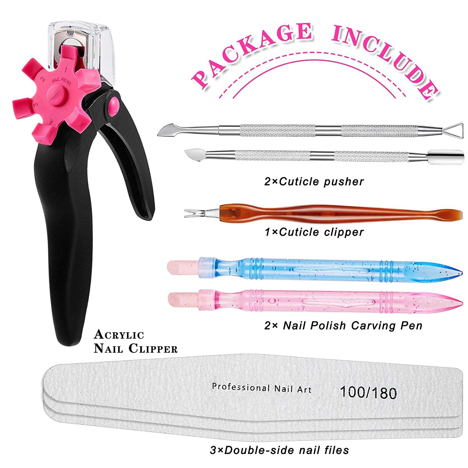 Amazon.com : Professional U-Shape Nail Art Clipper Scissors Manicure False  Nail Tip Cutter : Beauty & Personal Care