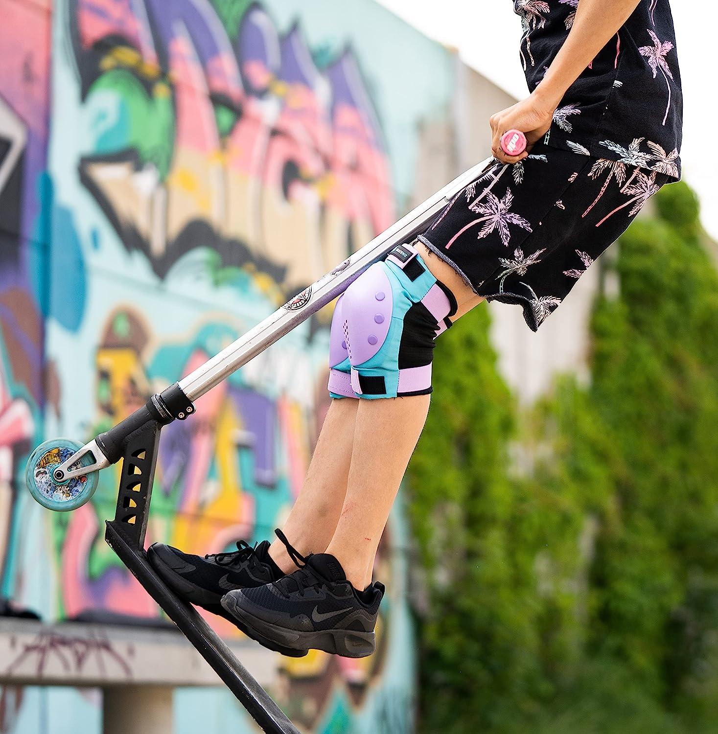 SkateWiz Kids Skateboard Protective Gear Set - Smash Roller