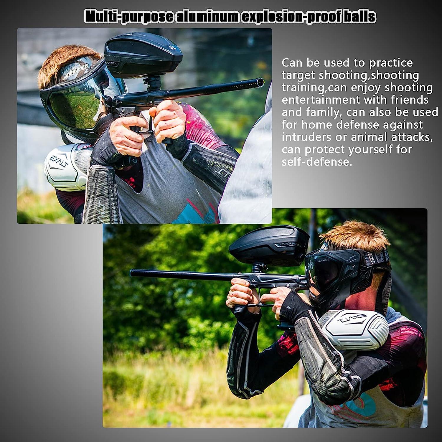 100X.50 Cal Paintballs Riot Balls,50 Caliber Solid Aluminum Paintballs